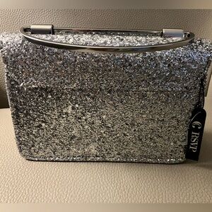 RSVP Sparkling Silver Clutch
